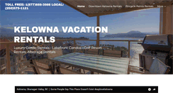 Desktop Screenshot of kelownavacationrentals.com